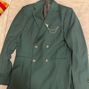 Men’s Emerald Green Suit, Custom Suit